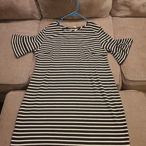 NWT Striped Babydoll dress